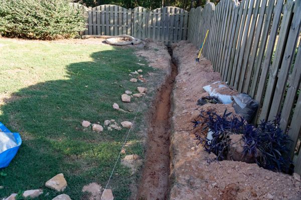 Drainage Trench Excavation